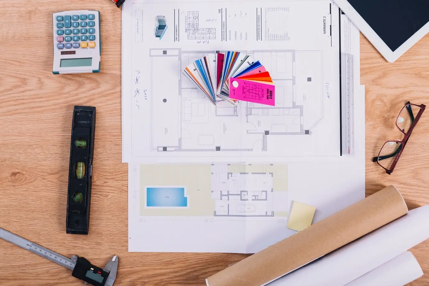 Draftsman’s workspace